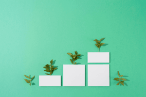 Groene achtergrond geometrie groeien plant