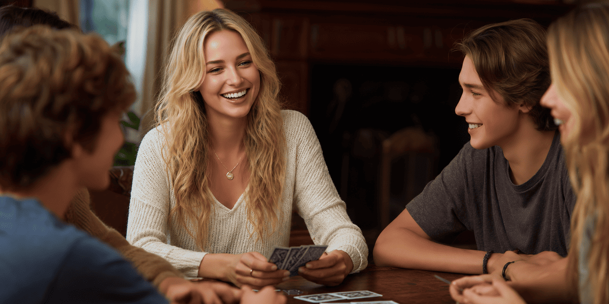 kaartspel spelen met vrienden