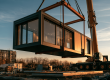 prefab woonunit die op locatie geplaatst wordt