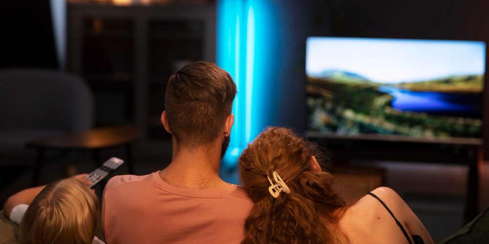 personen die naar een tv kijken